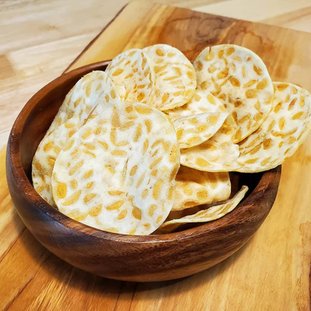 WOH Tempeh Chips Black Truffle (70 Gr)
