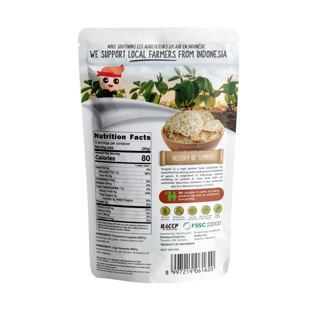 WOH Tempeh Chips Original (70 Gr)