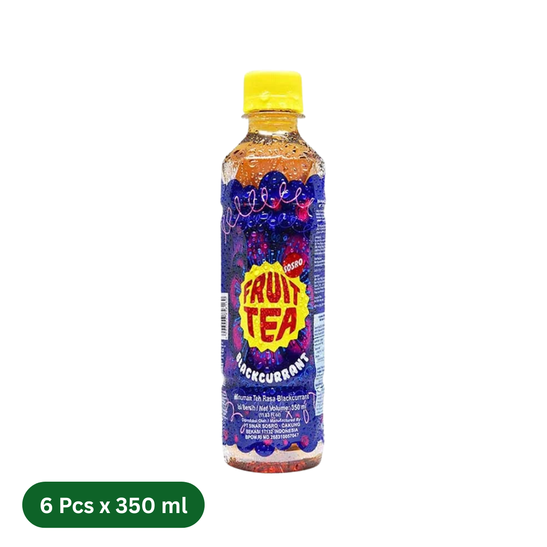 Fruit Tea Sosro Blackcurrant (6 x 350 ml)