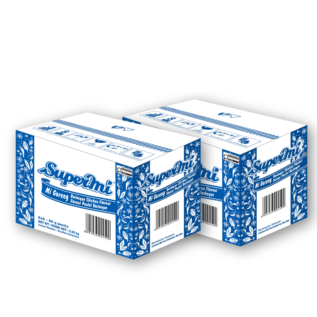 2 Boxes of Supermi Mi Goreng Barbeque Chicken (2 x 30 pk) [BBD: Aug 2026]