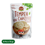 8 Packs of WOH Tempeh Chips Original (8 x 70 Gr)