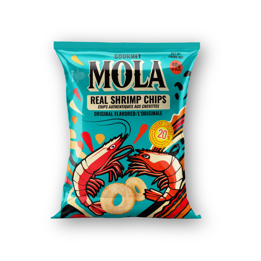 Supermi Mi Goreng Barbeque Chicken (30 pk) [BBD: Aug 2026] + MOLA Real Shrimp Chips Mix Variant - Original (2 pcs) + Ebi Mayo (2 pcs) + Lime Chili (2 pcs)
