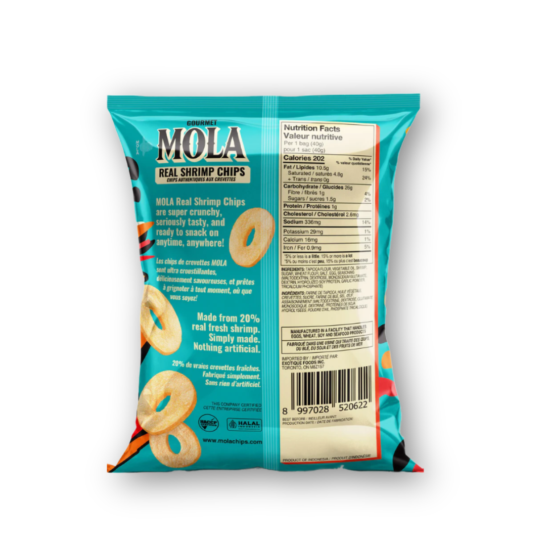 Supermi Mi Goreng Barbeque Chicken (30 pk) [BBD: Aug 2026] + MOLA Real Shrimp Chips Mix Variant - Original (2 pcs) + Ebi Mayo (2 pcs) + Lime Chili (2 pcs)
