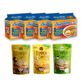 Supermi Mi Goreng Barbeque Chicken (20 pk) [BBD: Aug 2026] + WOH Tempeh Chips Mix Variant - Black Truffle (1 pc) + Honey Butter (1 pc) + Sour Onion & Cream (1 pc)