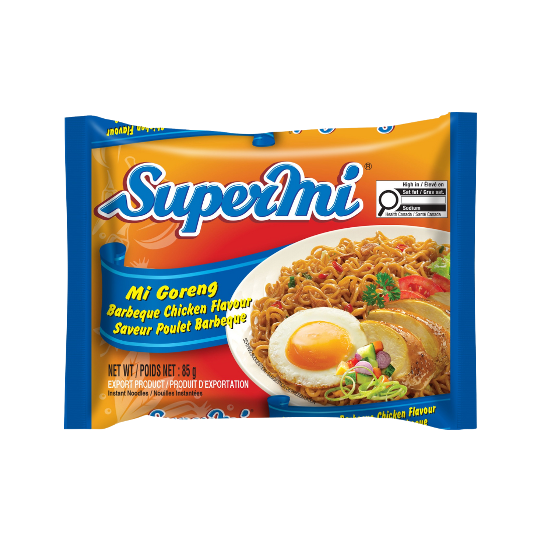 Supermi Mi Goreng Barbeque Chicken (30 pk) [BBD: Aug 2026]