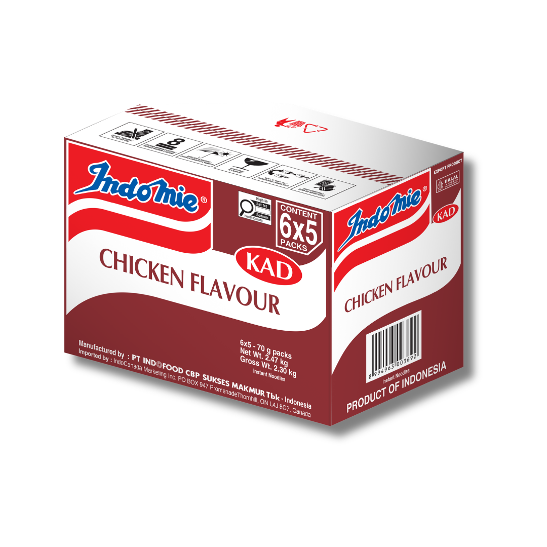 Supermi Mi Goreng Barbeque Chicken (30 pk) [BBD: Aug 2026] + Indomie Chicken Flavour (30 pk) [BBD: Jul 2026]