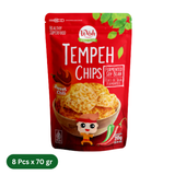 8 Packs of WOH Tempeh Chips Sweet Chili (8 x 70 Gr)