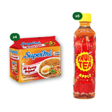 Supermi Mi Goreng Original (20 pk) [BBD: Aug 2026] + 6 Packs of Fruit Tea Sosro Apple (6 x 350 ml)