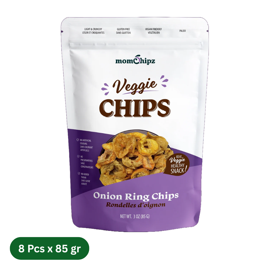 8 Packs of Momchipz Onion Ring Chips (8 x 85 Gr)